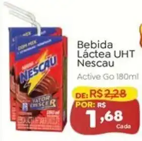 Novo Atacarejo Bebida Láctea UHT Nescau Active Go oferta