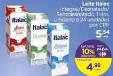 Carrefour Italac - leite oferta