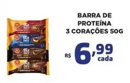 Bahamas Mix barra de proteína 3 corações oferta