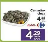 Carrefour Meu - camarão- cinza oferta