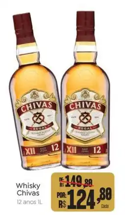 Novo Atacarejo Whisky Chivas 12 anos oferta