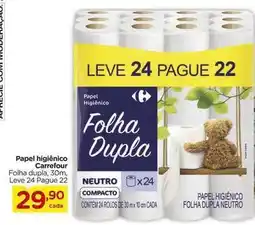 Carrefour Carrefour - papel higiênico oferta
