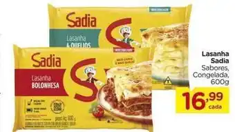 Carrefour Sadia - lasanha oferta