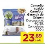 Carrefour Carrefour - camarão cozido oferta