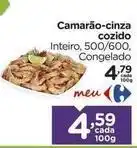 Carrefour Meu - camarão-cinza cozido oferta