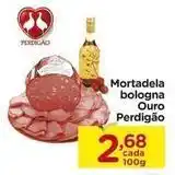 Carrefour Perdigão - mortadela bologna ouro oferta