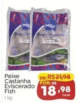 Novo Atacarejo Peixe Castanha Eviscerado Fish oferta