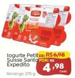 Novo Atacarejo Iogurte Petit Suisse Santo Expedito oferta
