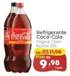 Novo Atacarejo Refrigerante Coca-Cola Original | Sem Açúcar oferta