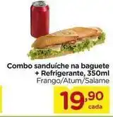 Carrefour Combo sanduíche na baguete + refrigerante oferta