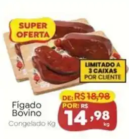 Novo Atacarejo Fígado Bovino Congelado Kg oferta
