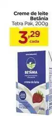 Carrefour Betânia - creme de leite oferta
