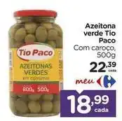 Carrefour Tio paco - azeitona verde oferta