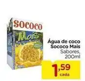Carrefour Sococo - água de coco oferta