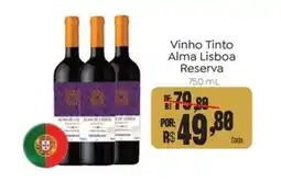 Novo Atacarejo Vinho Tinto Alma Lisboa Reserva oferta
