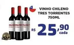 Bahamas Mix vinho chileno tres torrentes oferta