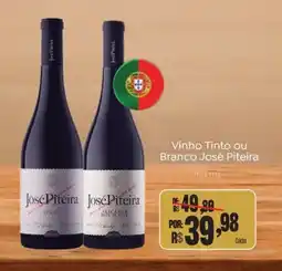 Novo Atacarejo Vinho Tinto ou Branco José Piteira oferta