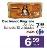 Carrefour Jumbo - ovo branco king lana oferta