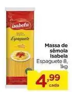 Carrefour Isabela - massa de sêmola oferta