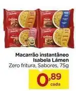 Carrefour Isabela - macarrão instantâneo oferta