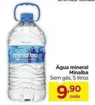 Carrefour Minalba - água mineral oferta