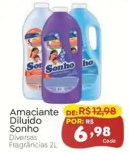 Novo Atacarejo Amaciante Diluido Sonho oferta