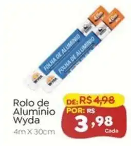 Novo Atacarejo Rolo de Alumínio Wyda oferta