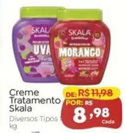 Novo Atacarejo Creme tratamento skala diversos tipos oferta