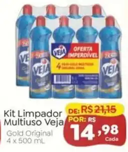 Novo Atacarejo Kit Limpador Multiuso Veja Gold Original oferta
