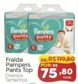 Novo Atacarejo Fralda Pampers Pants Top oferta
