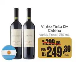 Novo Atacarejo Vinho Tinto Dv Catena oferta