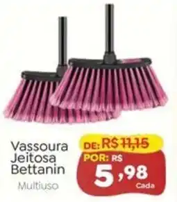 Novo Atacarejo Vassoura Jeitosa Bettanin Multiuso oferta