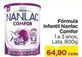 Carrefour Nestlé - fórmula infantil nanlac comfor oferta