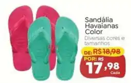 Novo Atacarejo Sandália Havaianas Color oferta