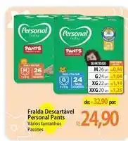 Atacadão Personal - fralda descartável pants oferta