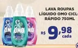 Bahamas Mix lava roupas líquido omo ciclo rápido oferta