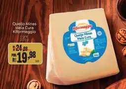 Novo Atacarejo Queijo Minas Meia Cura Kiformaggio oferta