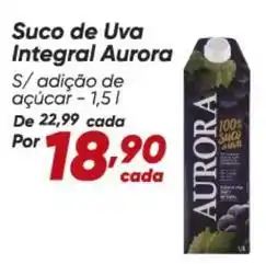 Dia Aurora - suco de uva integral oferta