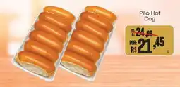Novo Atacarejo Pão Hot Dog oferta