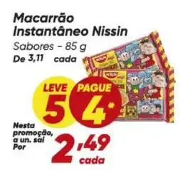 Dia Nissin - macarrão instantâneo oferta