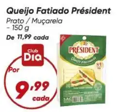 Dia President - queijo fatiado oferta