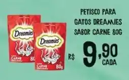 Bahamas Mix Petisco para gatos dreamies sabor carne oferta
