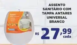Bahamas Mix Assento sanitário com tampa antares universal branco oferta