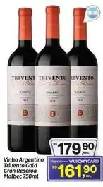 Fort Atacadista Malbec - vinho argentino trivento gold gran reserva oferta