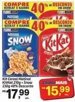 Fort Atacadista Nestlé - kit cereal matinal kitkat oferta