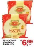 Fort Atacadista Pastel - massa p/ pastel disco grande oferta