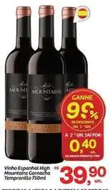 Fort Atacadista Rs - vinho espanhol mountains garnacha tempranillo oferta