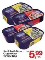 Fort Atacadista Robinson crusoe - sardinha oleo/ tomate oferta