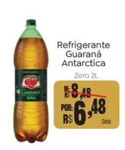 Novo Atacarejo Refrigerante Guaraná Antarctica Zero 2L oferta