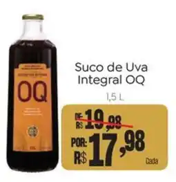 Novo Atacarejo Suco de Uva Integral OQ oferta